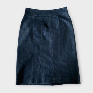 Halogen denim pencil skirt
